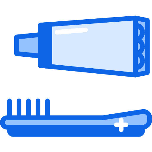 Toothpaste healthcare and medical toothpaste health care icon