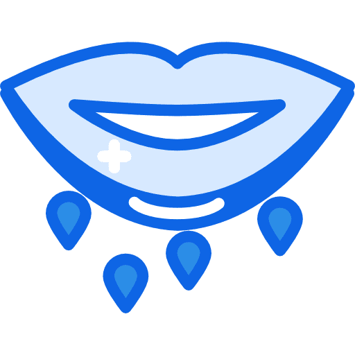 Mouth body part healthcare and medical teeth icon