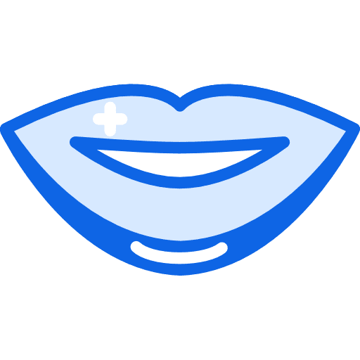 Mouth smile lips teeth icon