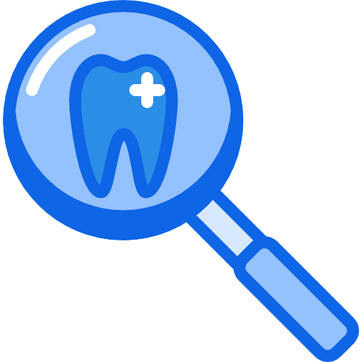 Tooth caries premolar medical icon