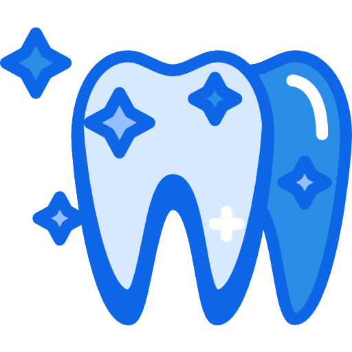 Tooth clean dentist medical icon