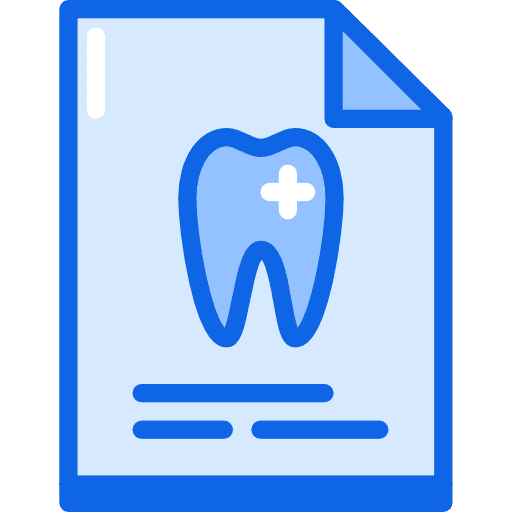 Tooth file healthcare and medical odontology icon