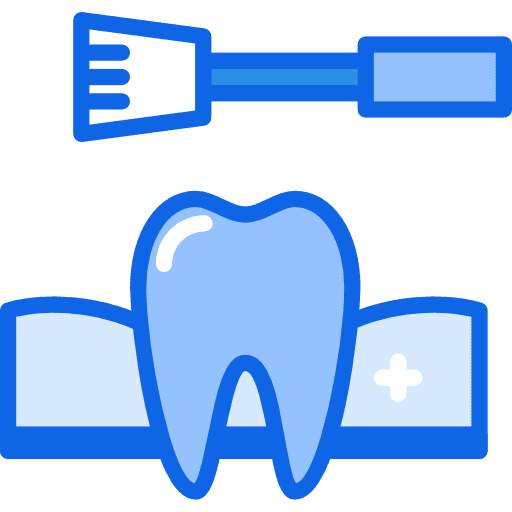 Tooth odontology dental clean icon