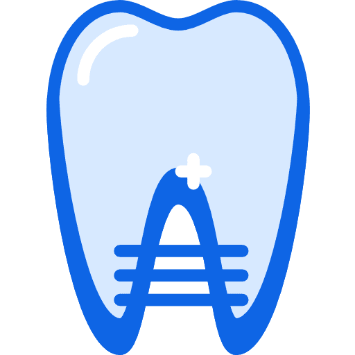 Tooth healthcare and medical odontology dentist icon