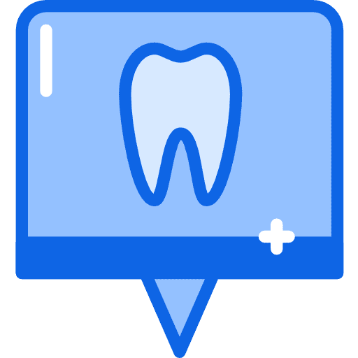 Chat dental premolar tooth icon