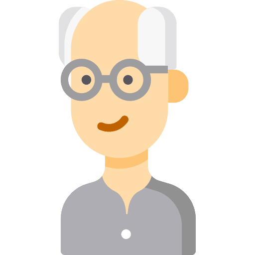 Old man user old people elder icon