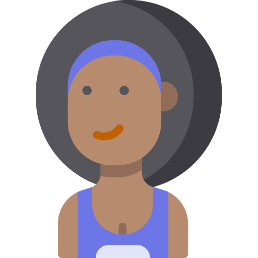 Afro hair avatar afro hair user icon