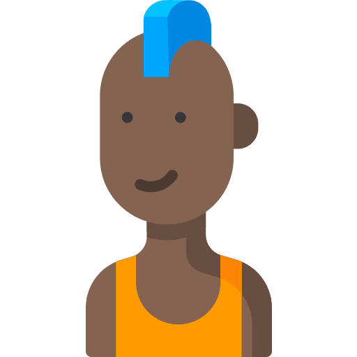 Boy user social profile icon