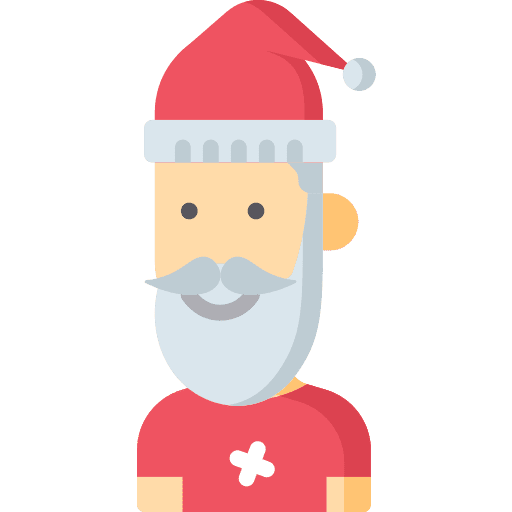 Christmas hat boy xmas noel icon