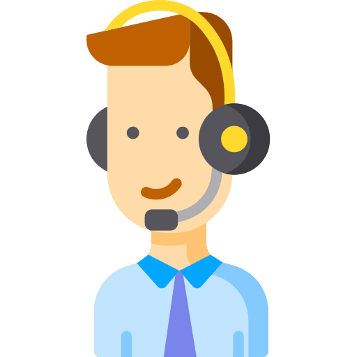Customer support technology call center call icon