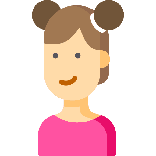 Girl user avatar profile icon