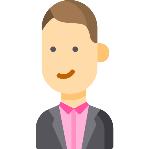 Handsome man person handsome icon