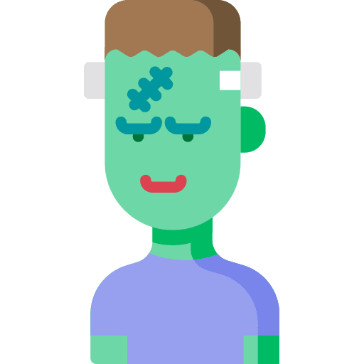 Frankestein avatar halloween fear icon
