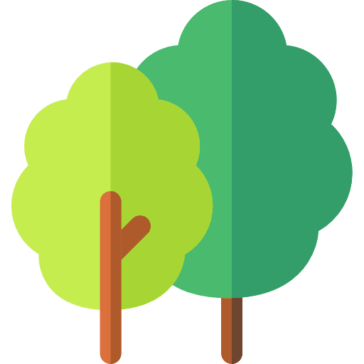 Trees forest nature woods icon