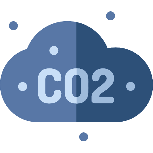 Co2 contamination co2 atmosphere icon