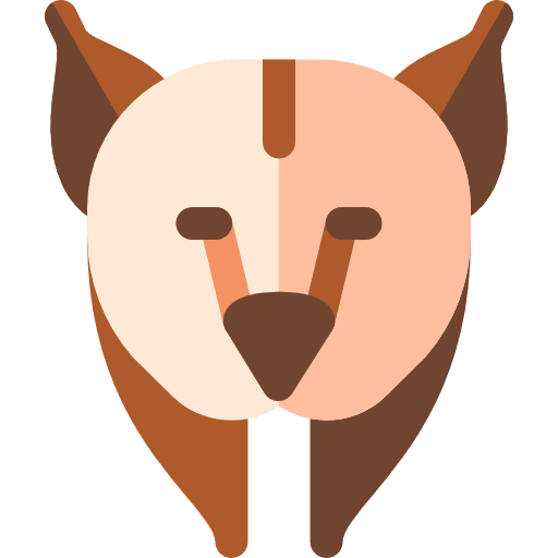 Lynx lynx animals feline icon