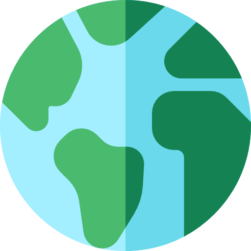 Planet earth planet earth world map worldwide icon