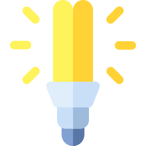 Led fluorescent light led light lamp icon