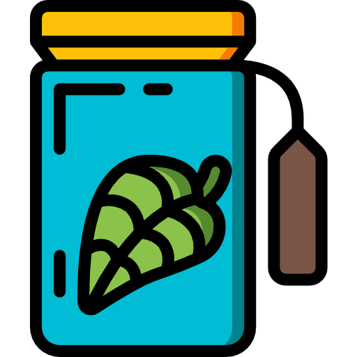 Dried natural jar dried icon