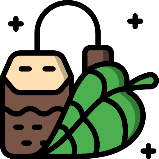 Teabag tea aroma natural icon