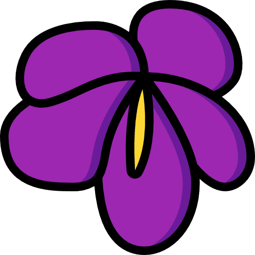 Mallow floral petals nature icon