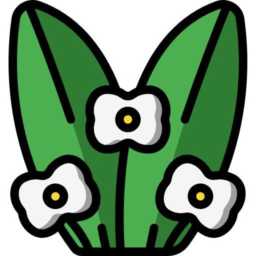 Spurge floral plant farming and gardening icon