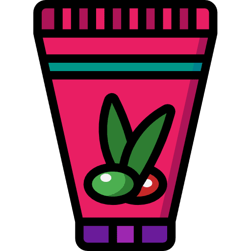 Cream olive oil healthcare and medical icon