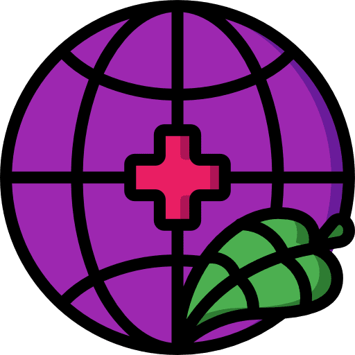 Herbal nature business market icon