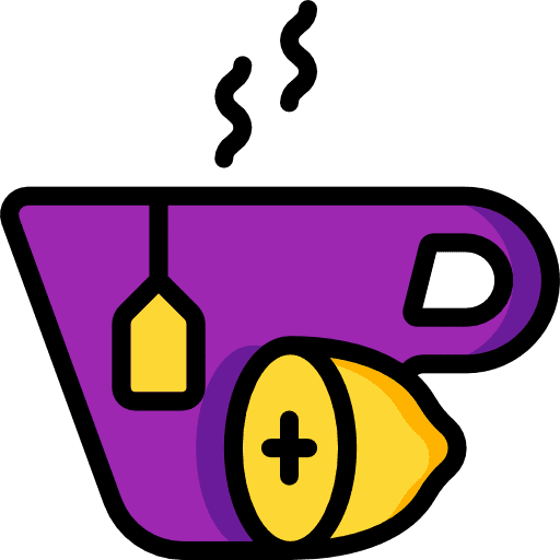 Infusion hot citrus nature icon
