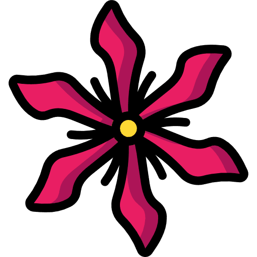 Madder flower blossom nature icon