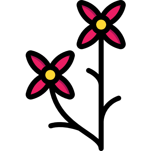 Madder plant madder farming and gardening icon