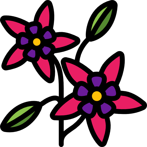 Spurge petals farming and gardening blossom icon