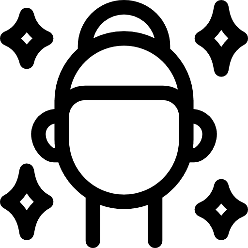 Beautiful beautiful beauty head icon