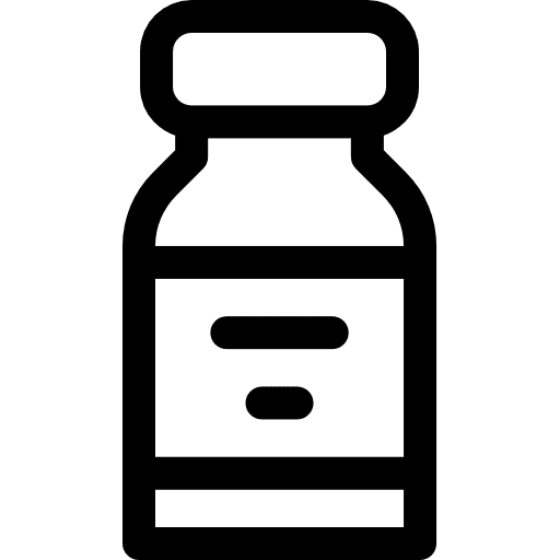 Botox healthcare and medical drugs bottle icon