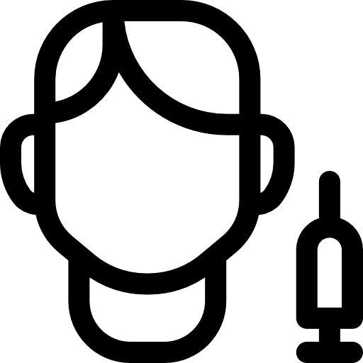 Man healthcare and medical healthcare beauty icon