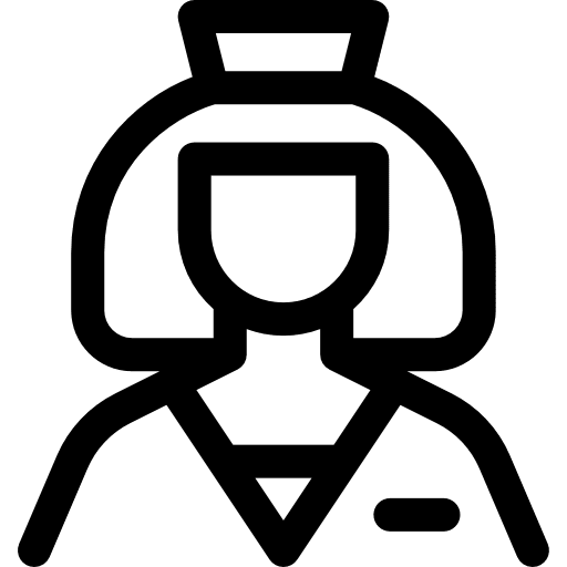 Doctor surgeon woman medical icon