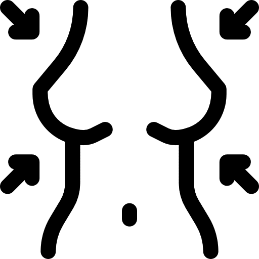 Liposuction woman people healthcare and medical icon