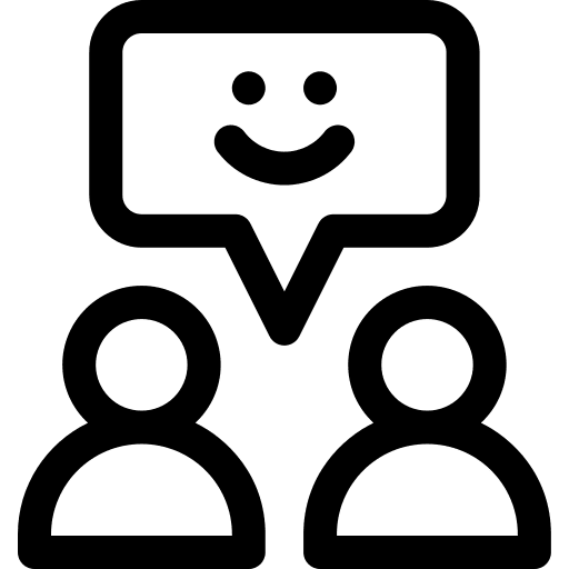 Small talk happy friendship smileys icon