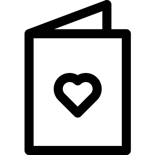 Postcard letter communications stamp icon