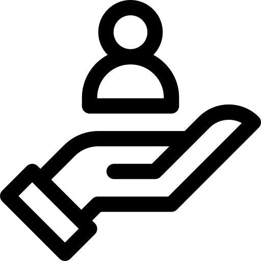 Support social worker user support icon