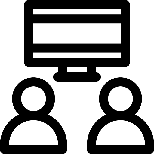 Film user entertainment friends icon