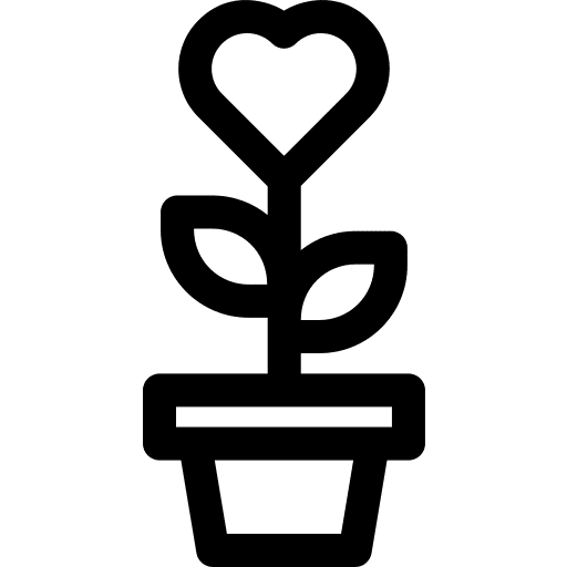 Friendship love heart love and romance icon