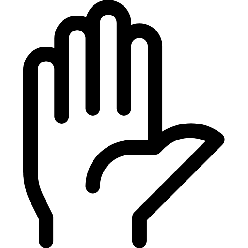 Hand gestures body parts hands and gestures icon