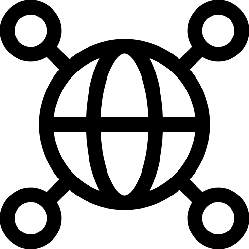 Internet worldwide connected ui icon
