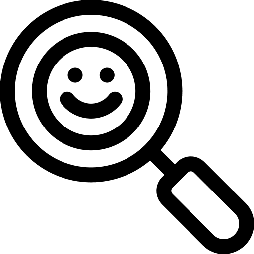 Search social media searching zoom icon