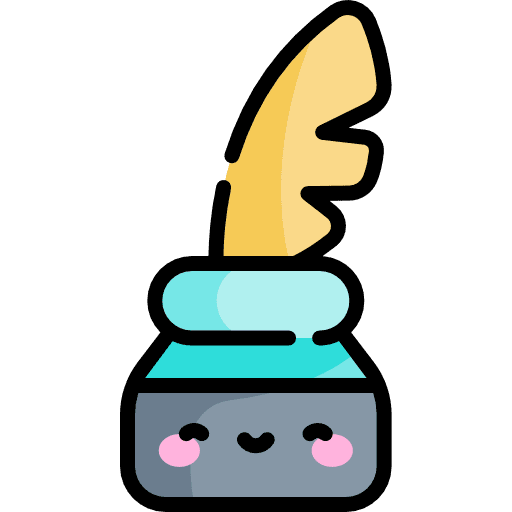 Inkwell ink inkwell smiley icon