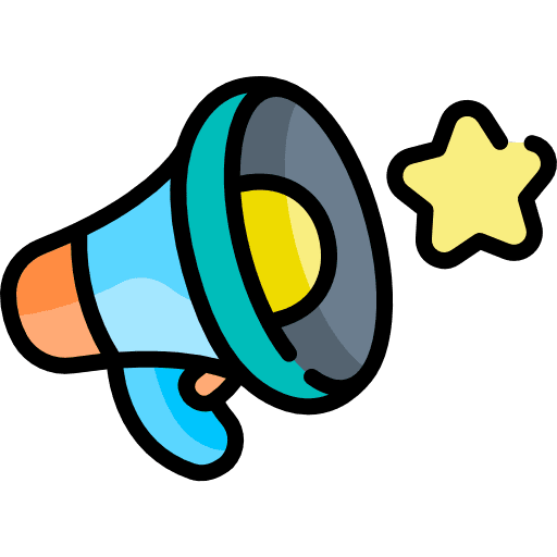 Megaphone announcer shout megaphone icon