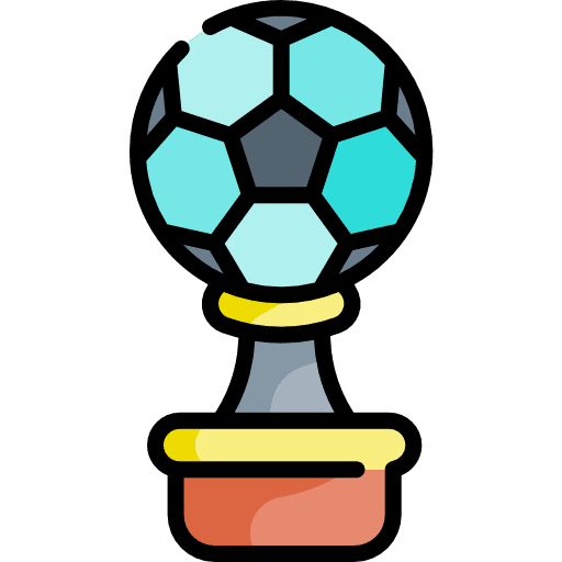 Football award football sports and competition winner icon