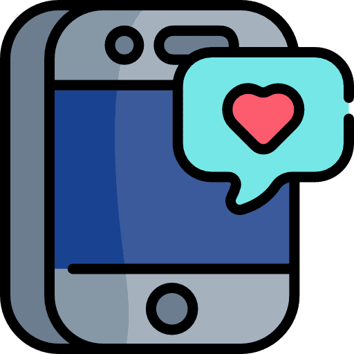 Phone technology speech bubble phone icon