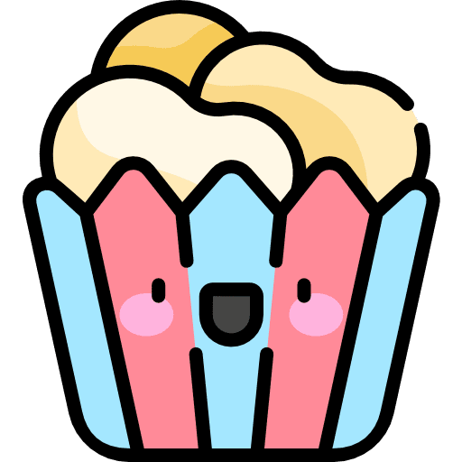 Popcorn snack fast food film icon